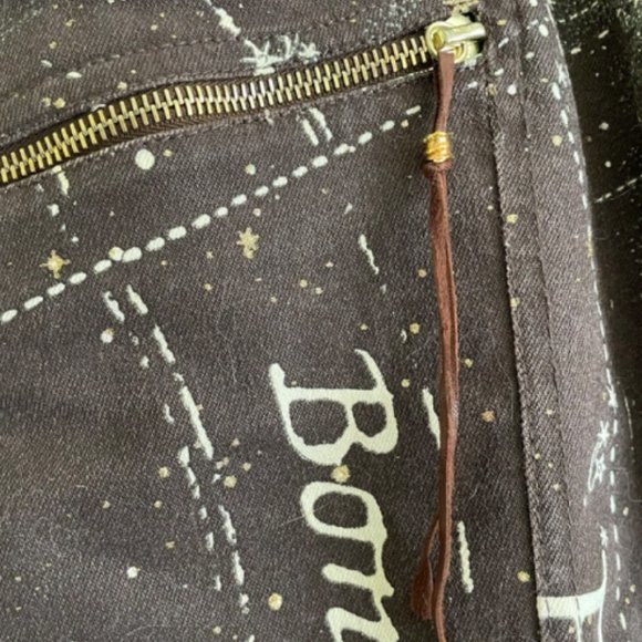 Roberto Cavalli Black Starry Print Skirt - Picture 8 of 9